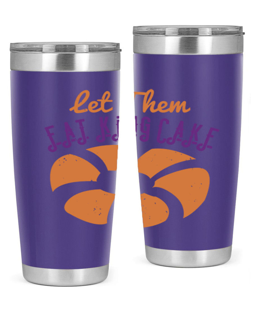 let them eat king cake 50#- mardi gras- Tumbler