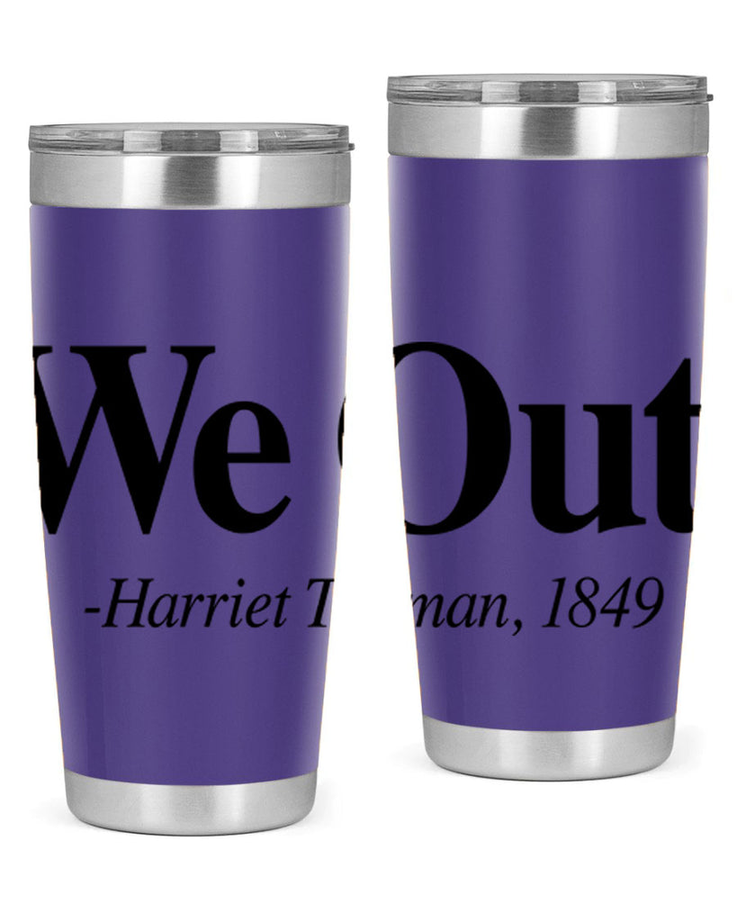 we out harriet tubman 12#- black words phrases- Cotton Tank