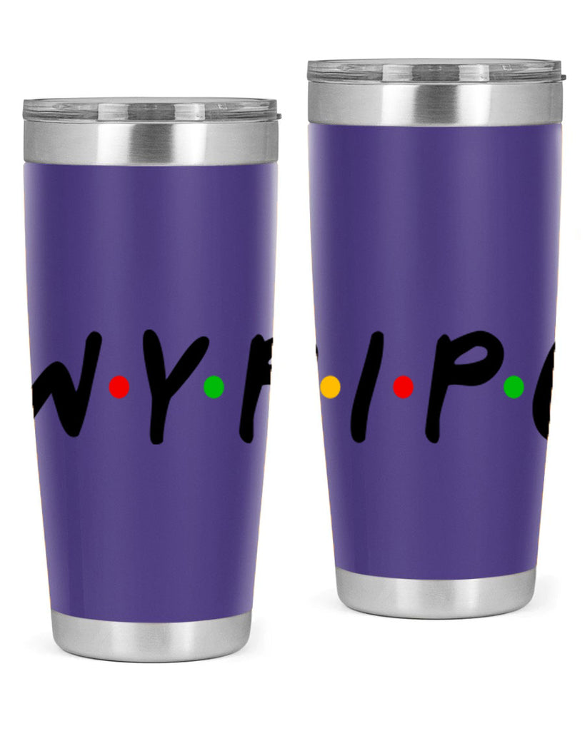 wypipo 7#- black words phrases- Cotton Tank