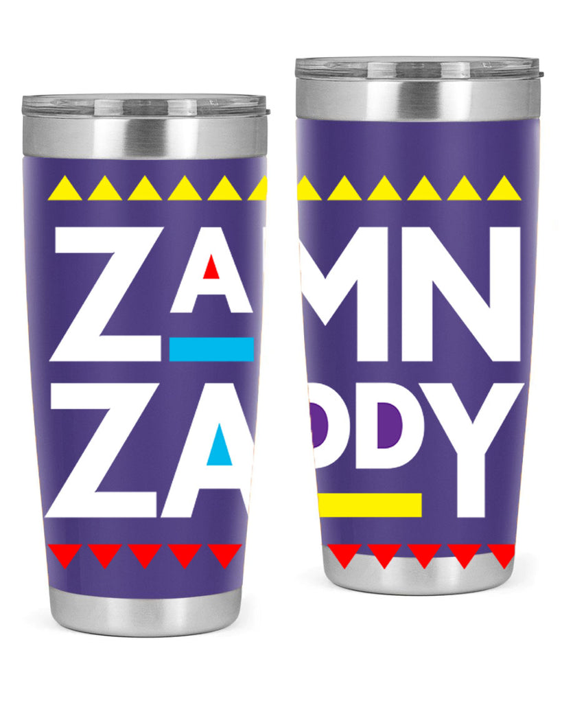 zamn zaddy 1#- black words phrases- Cotton Tank