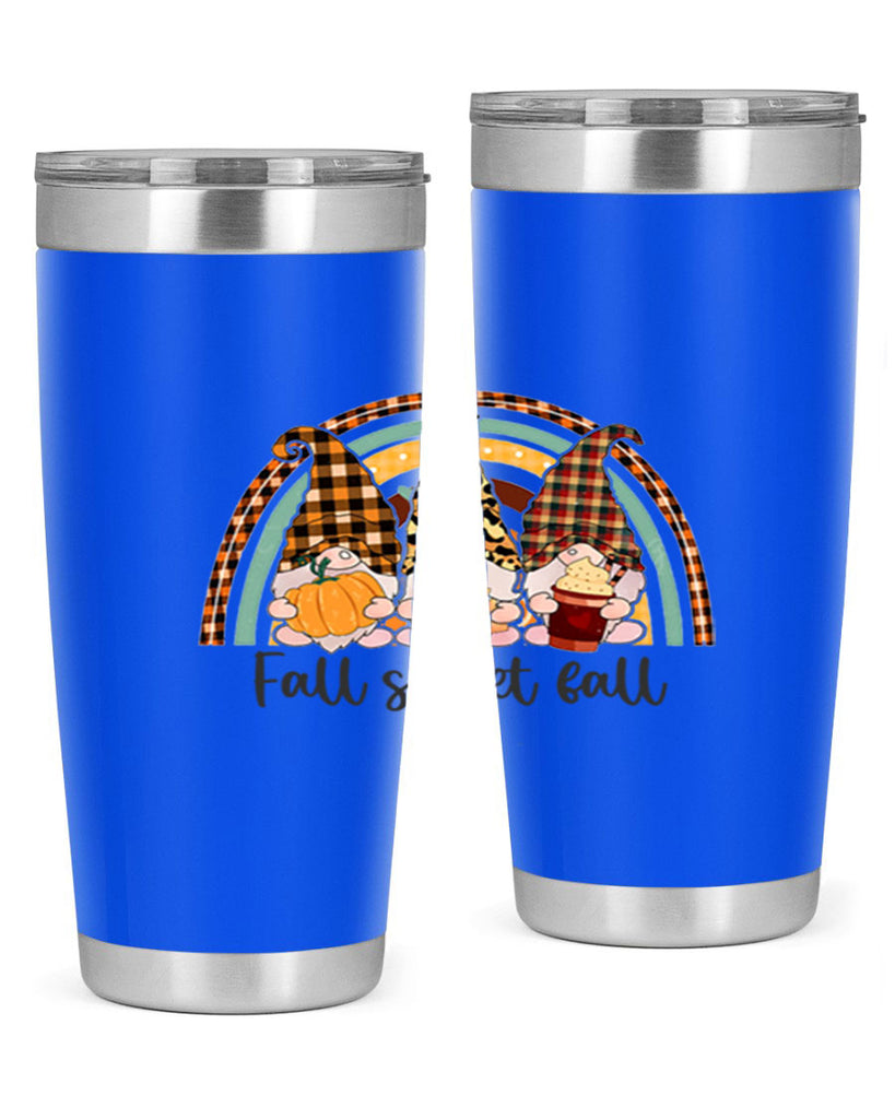 FallSweetFallGnomeRainbow 162#- fall- Tumbler