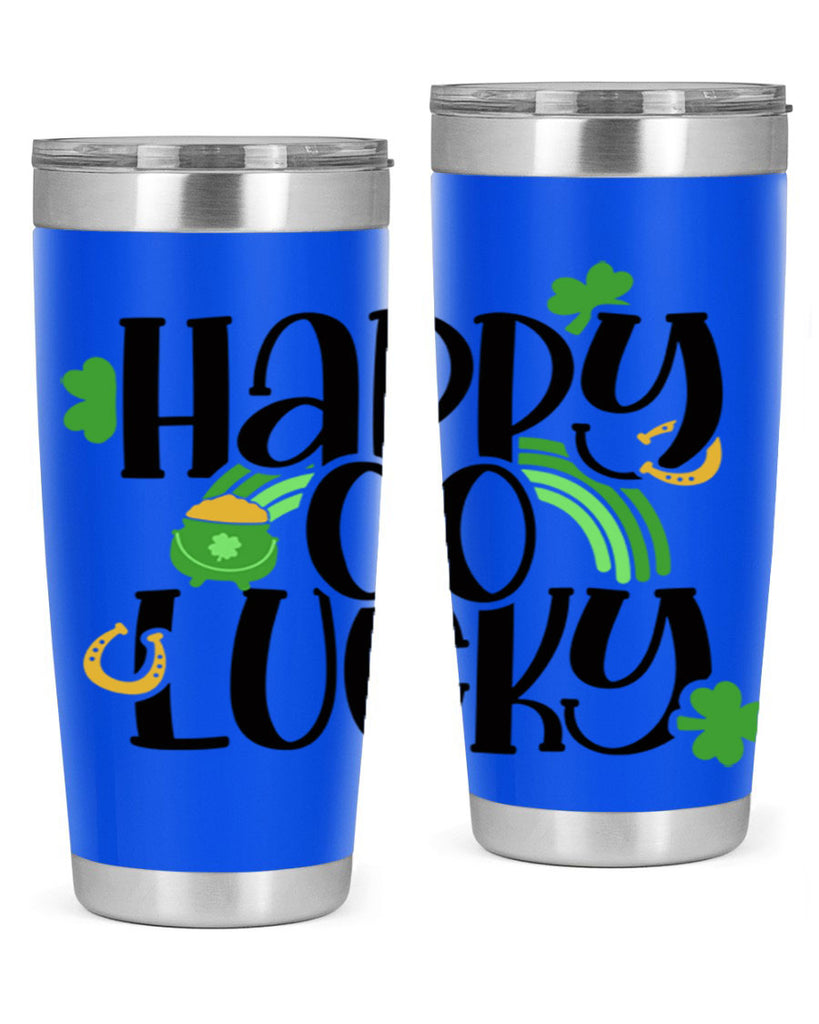 Happy Go Lucky Style 96#- St Patricks Day- Tumbler