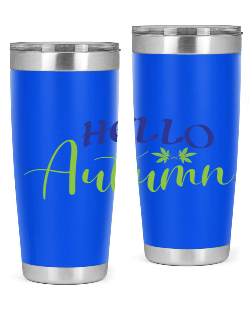 Hello Autumn 271#- fall- Tumbler