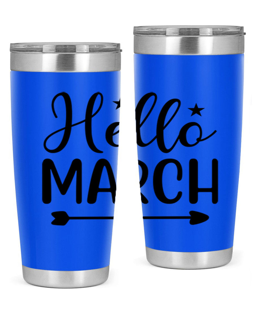 Hello March 184#- spring- Tumbler