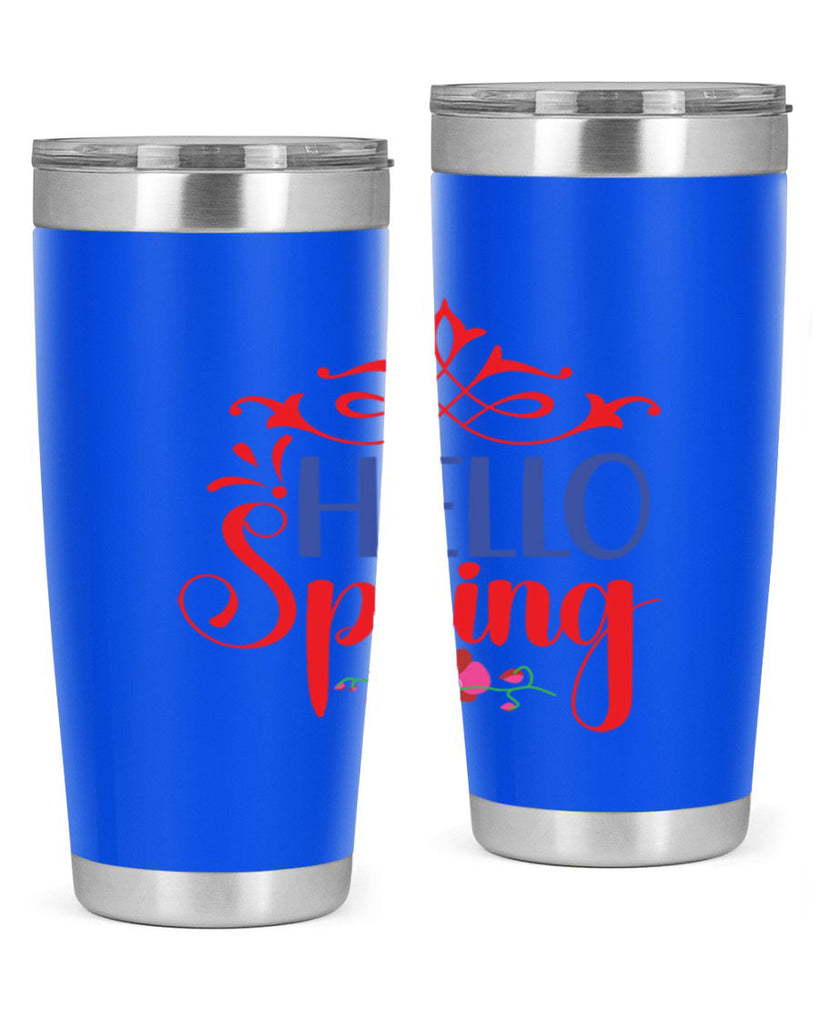 Hello Spring 211#- spring- Tumbler