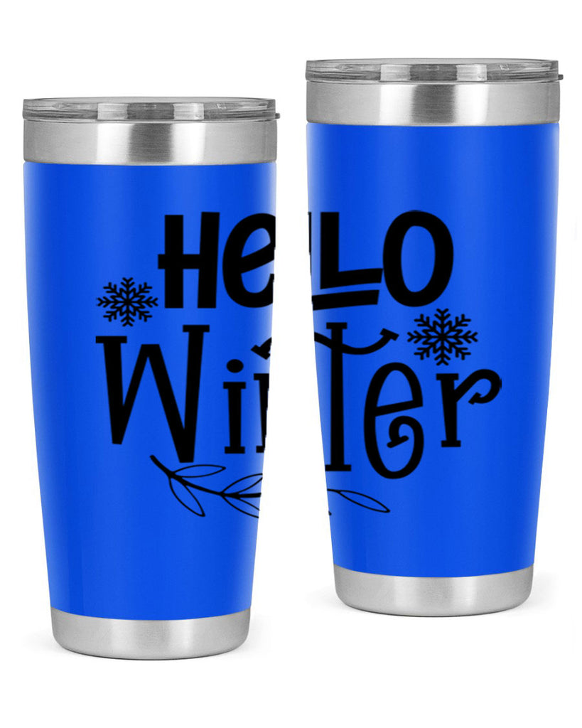 Hello Winter 168#- winter- Tumbler