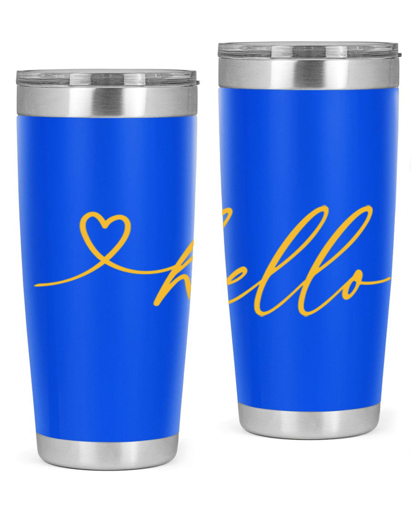 Hello heart183#- spring- Tumbler