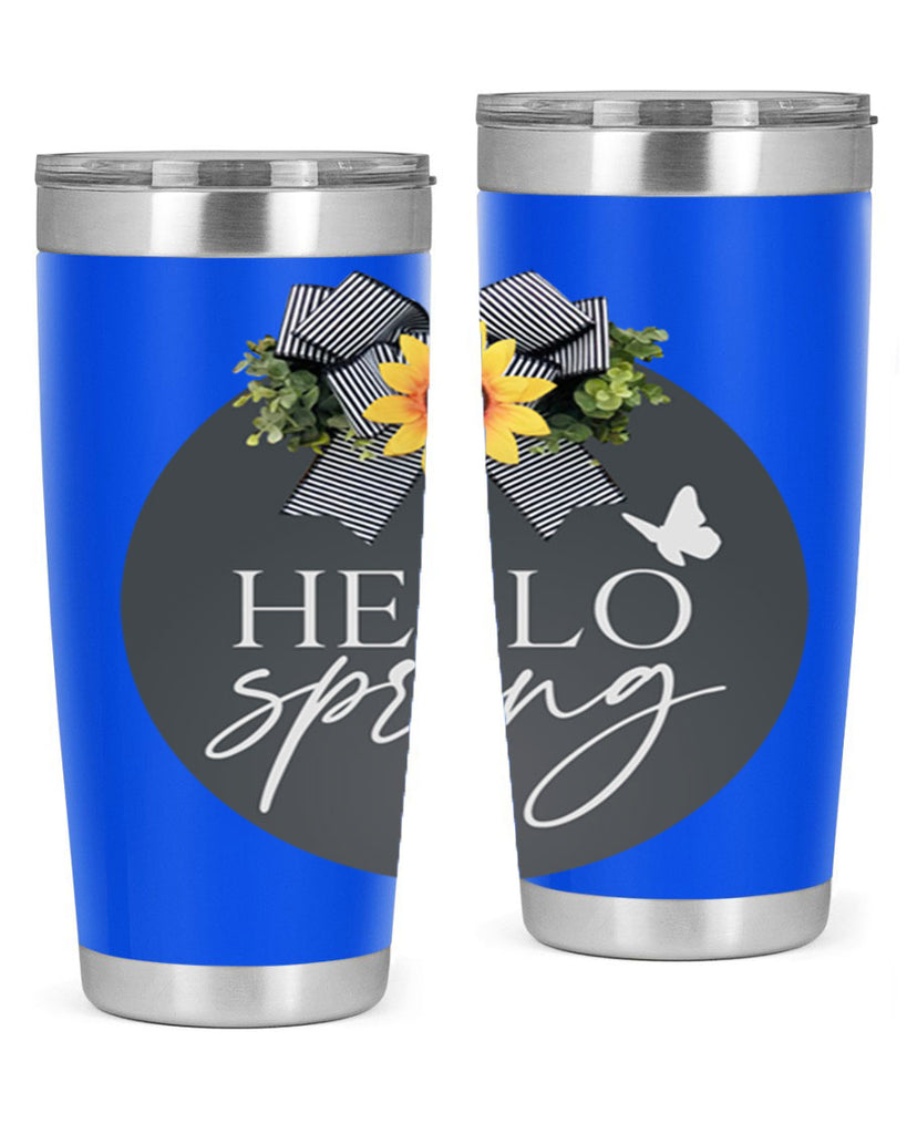 Hello spring butterfly Mockup194#- spring- Tumbler