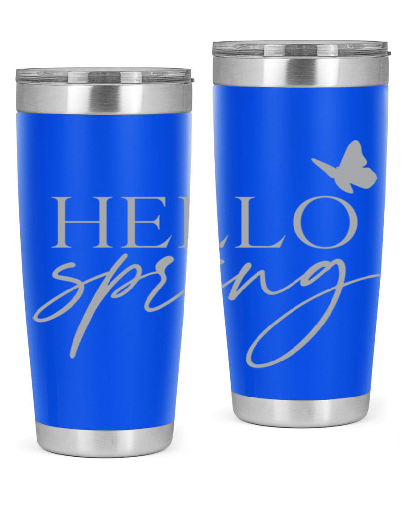 Hello spring butterfly195#- spring- Tumbler