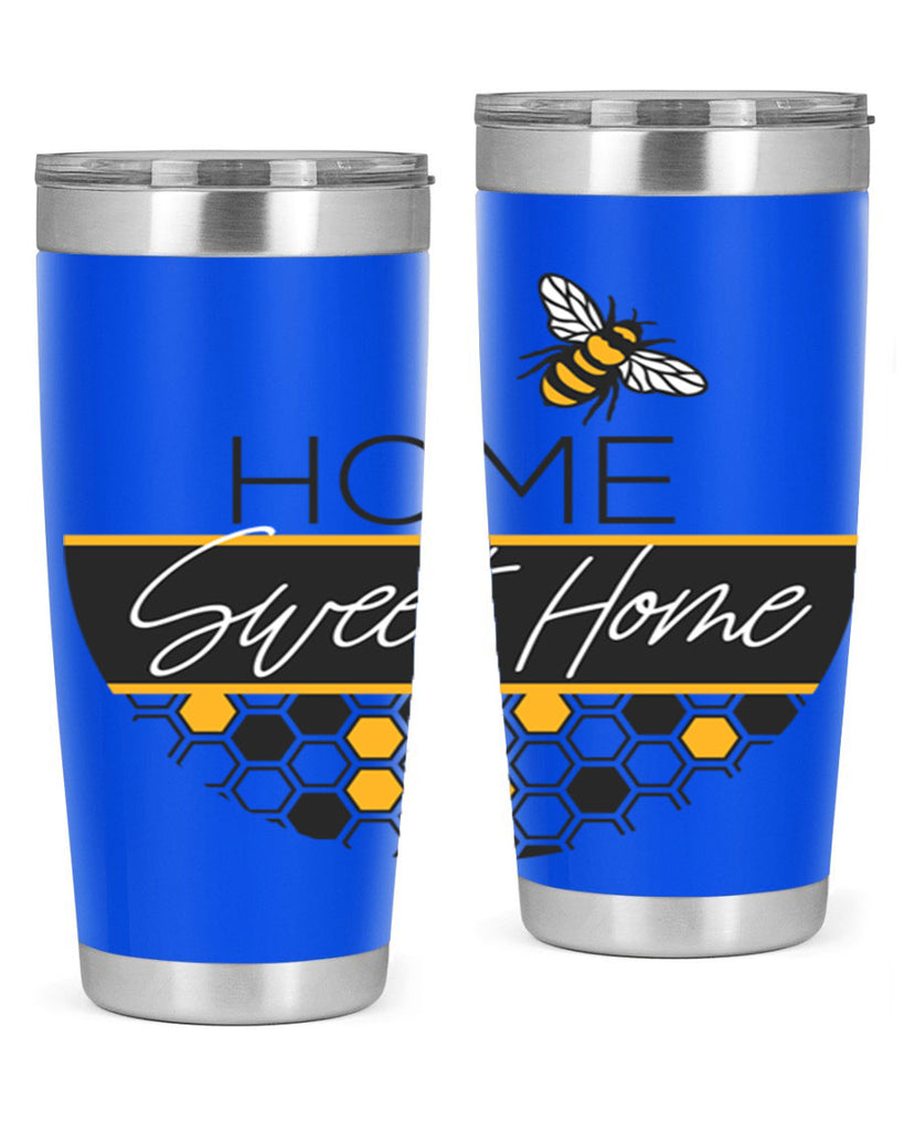 Home Sweet Home Bee and hive pattern243#- spring- Tumbler