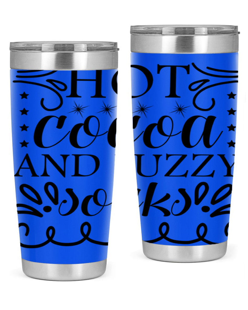 Hot Cocoa and Fuzzy Socks 217#- winter- Tumbler