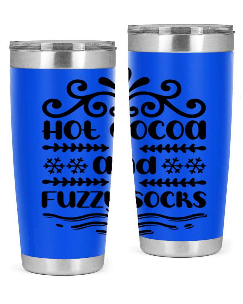 Hot Cocoa and Fuzzy Socks 219#- winter- Tumbler