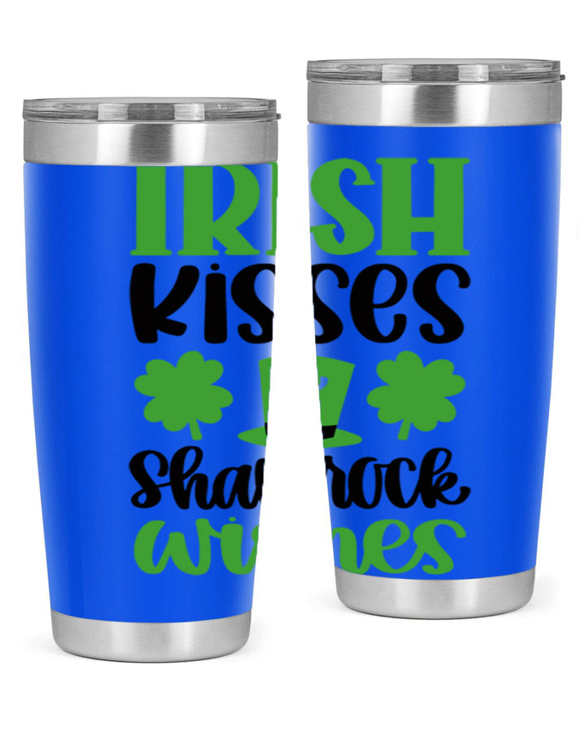 Irish Kisses Shamrock Wishes Style 81#- St Patricks Day- Tumbler