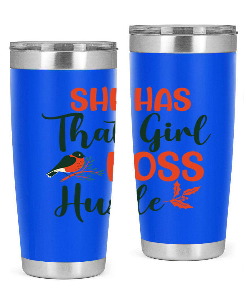 She Has That Girl Boss Hustle 363#- winter- Tumbler