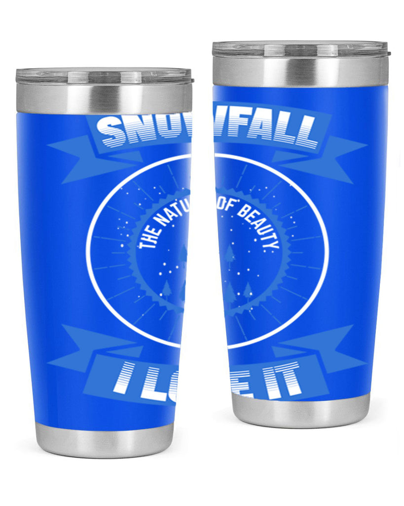 Snowfall Winter 373#- winter- Tumbler