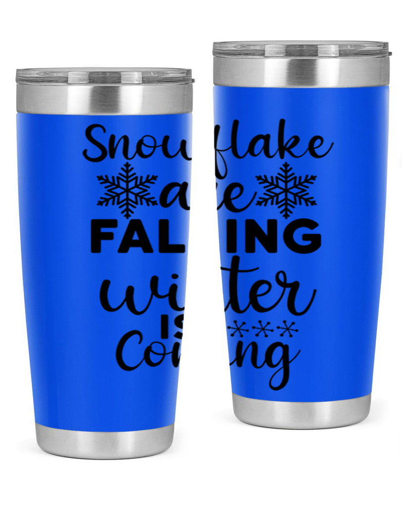 Snowflake Are Falling Winter Is 375#- winter- Tumbler
