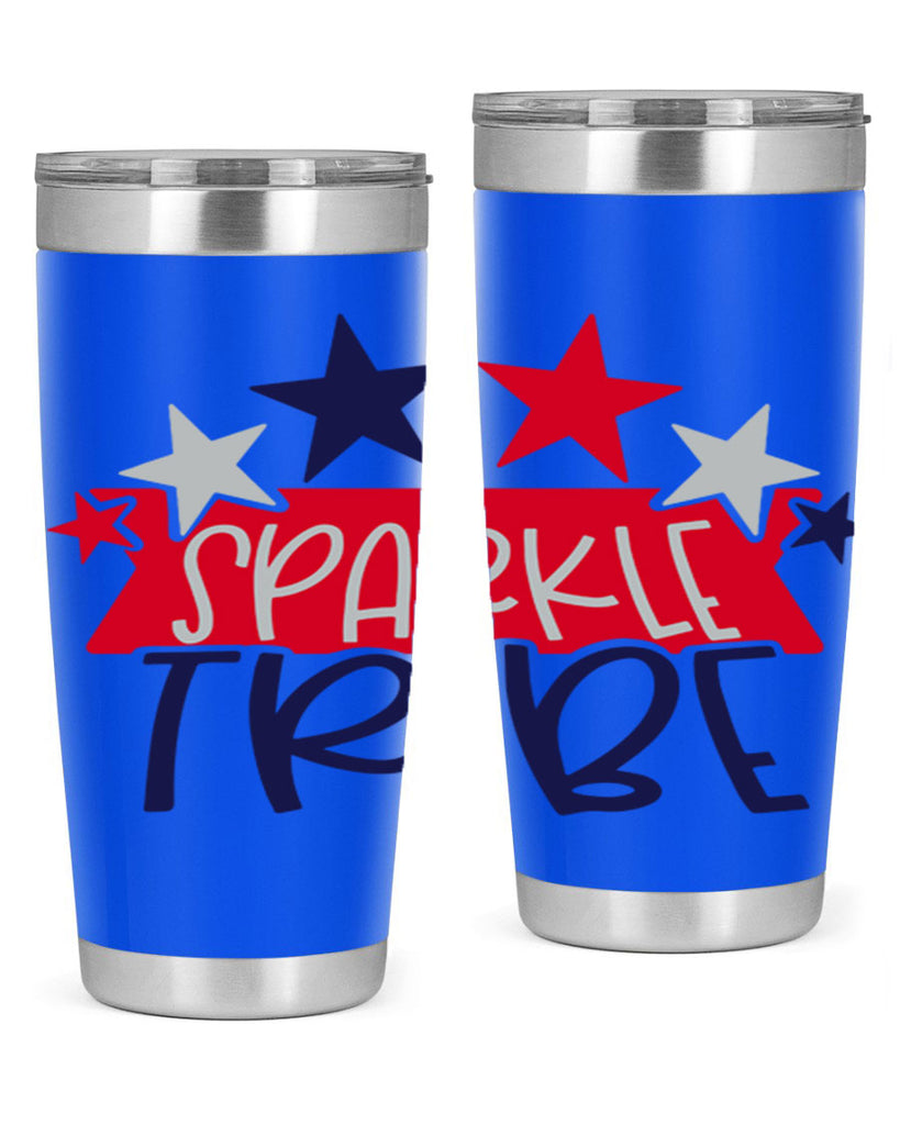 Sparkle Tribe Style 172#- Fourt Of July- Tumbler