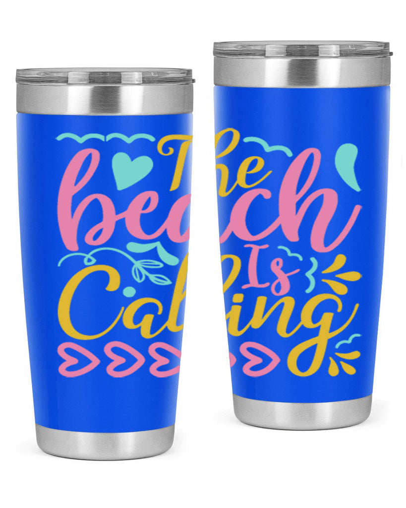 The beach is calling Style 1#- summer- Tumbler