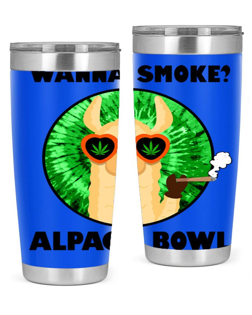 Wanna Smoke Alpaca Bowl 276#- marijuana- Tumbler