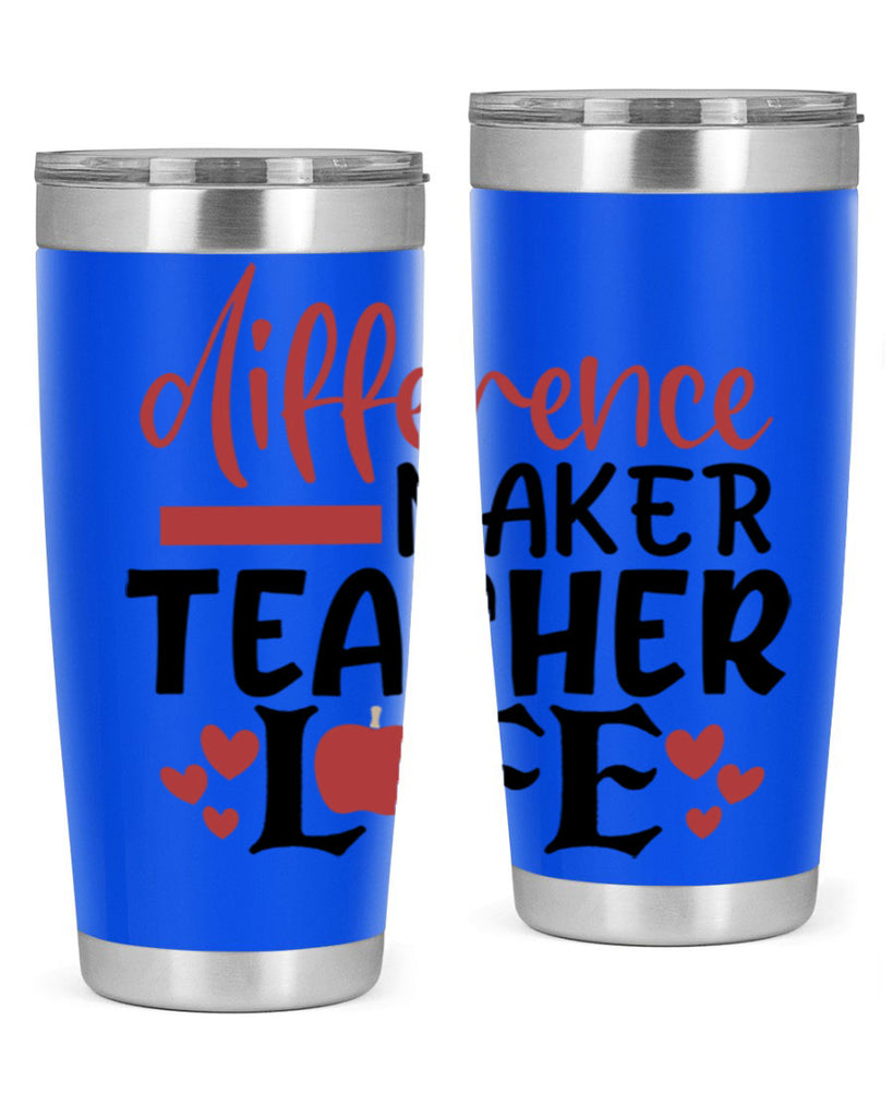 difference maker teacher life Style 118#- teacher- tumbler