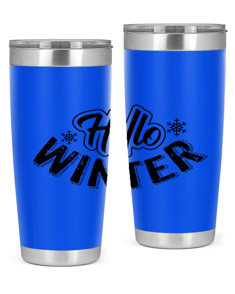 hello winter 169#- winter- Tumbler