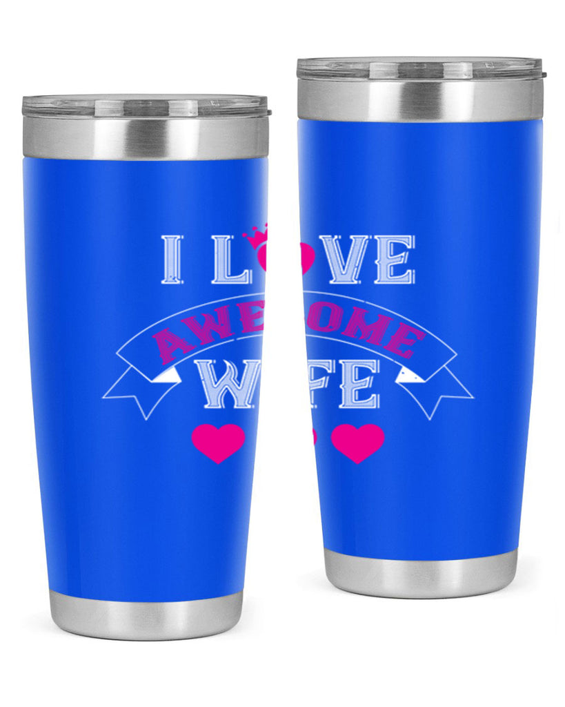 i love awesome wife 57#- valentines day- Tumbler