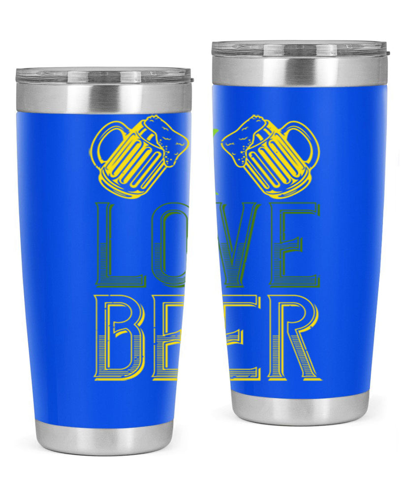 i love beer Style 134#- St Patricks Day- Tumbler