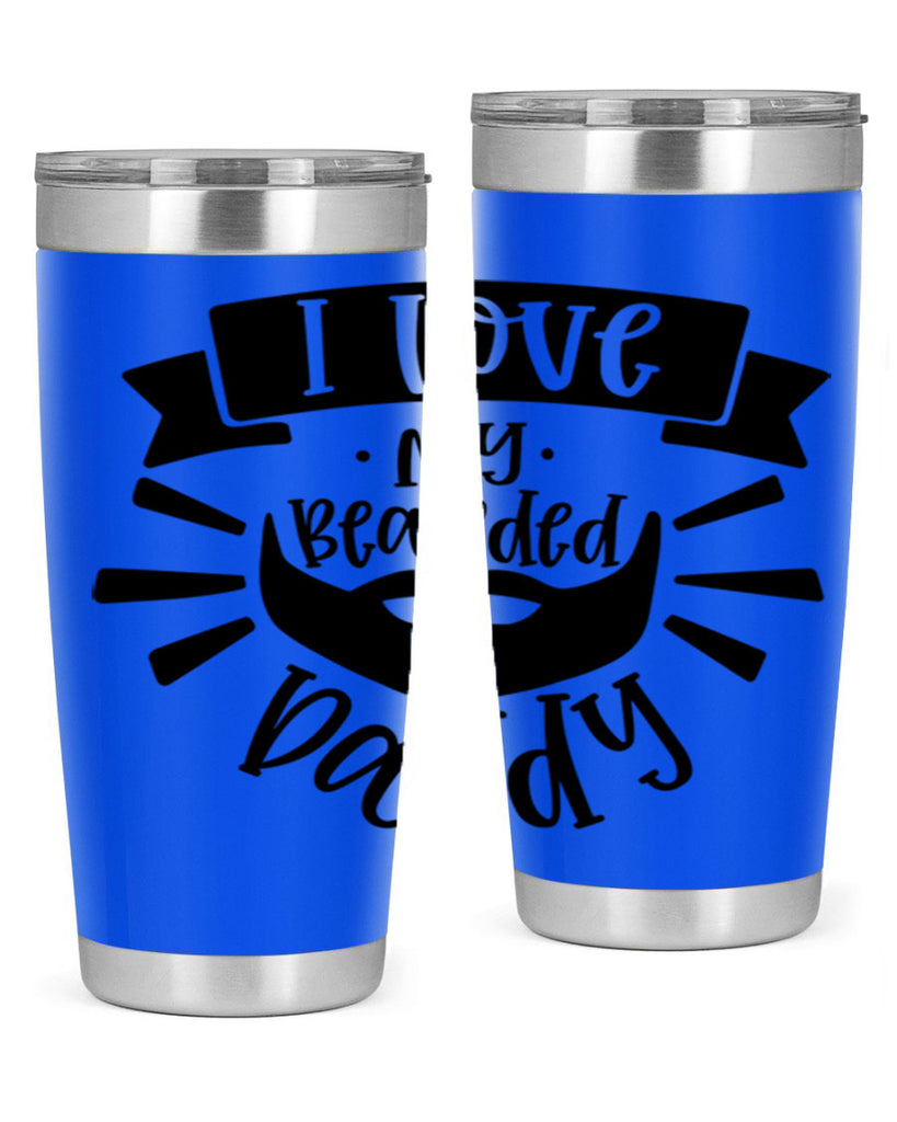 i love my bearded daddy 42#- fathers day- Tumbler