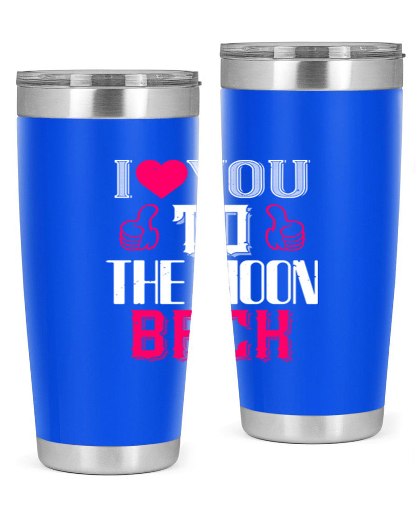 ilove you to the moon beach 49#- valentines day- Tumbler