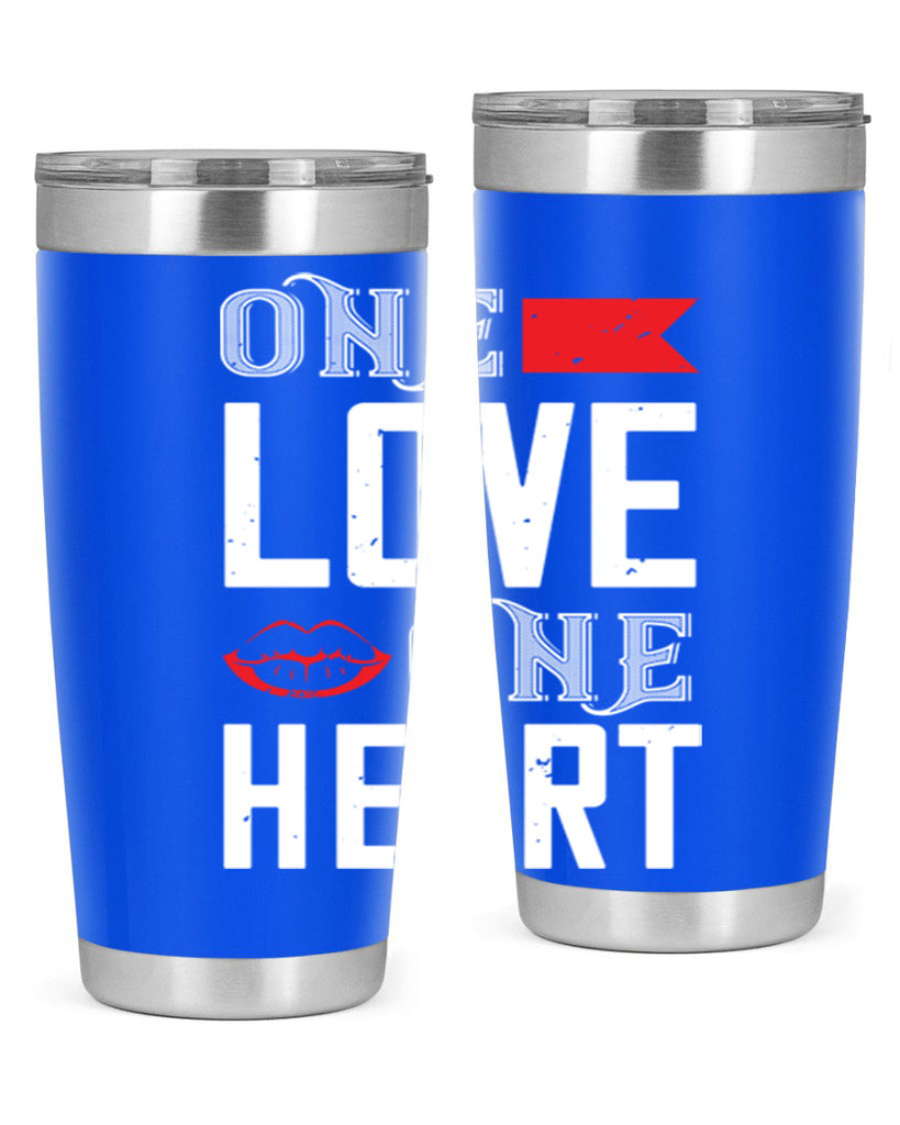 one love one heart 32#- valentines day- Tumbler