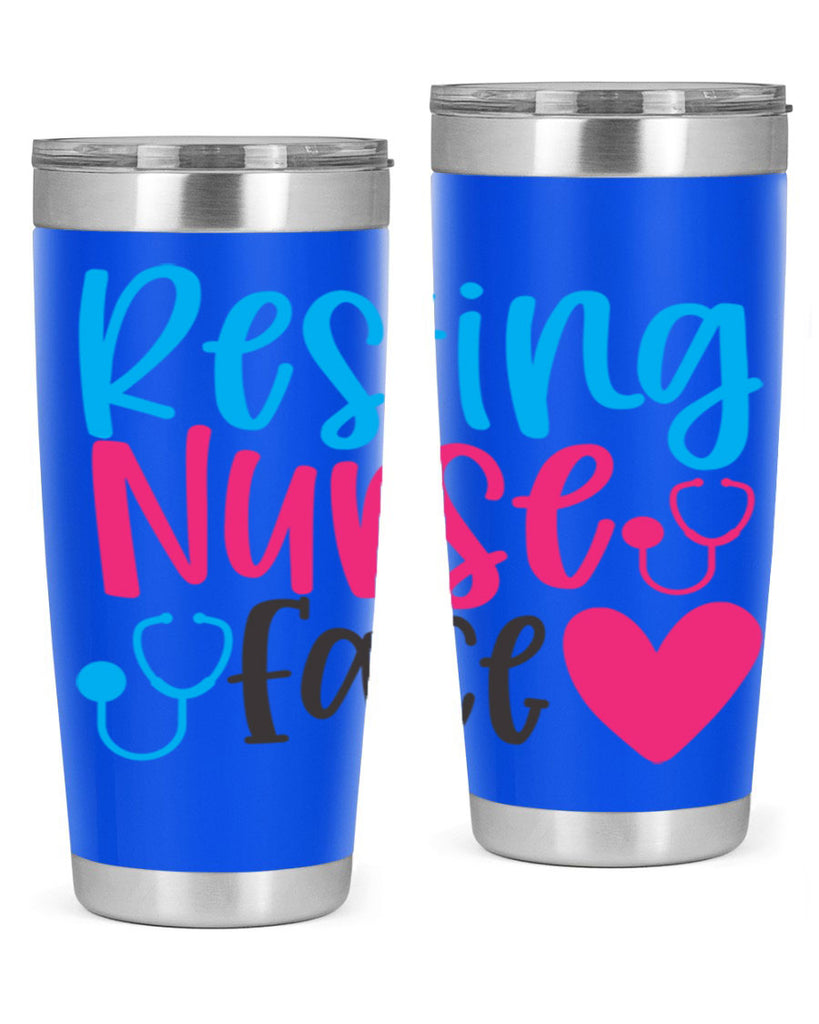 resting nurse face Style 355#- nurse- tumbler