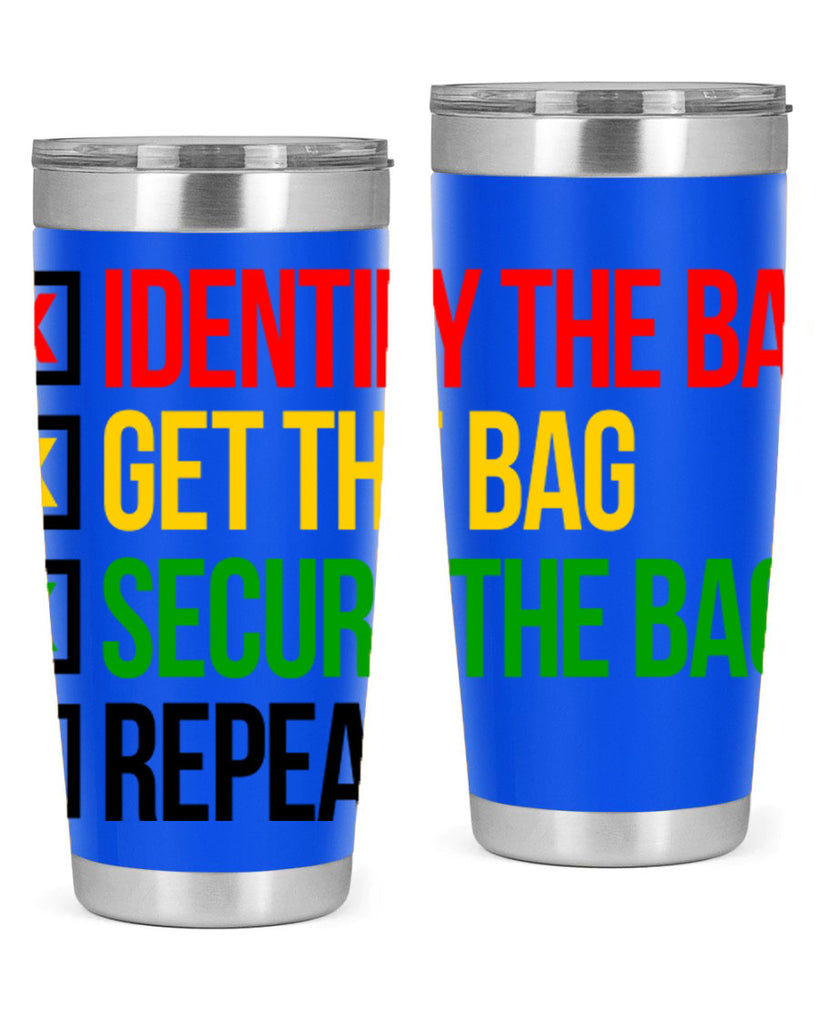 secure the bag 38#- black words phrases- Cotton Tank