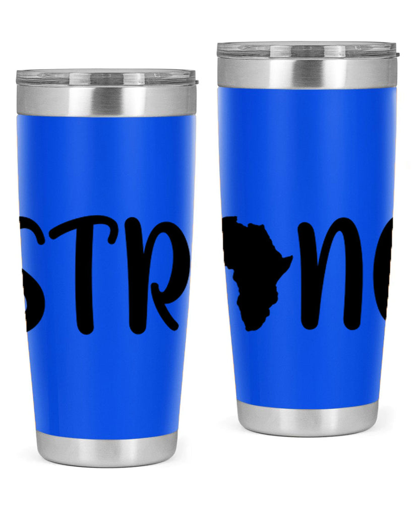 strong africa svg 24#- black words phrases- Cotton Tank