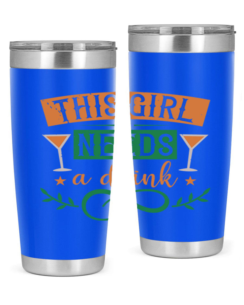 this girl needs a drink 1#- mardi gras- Tumbler