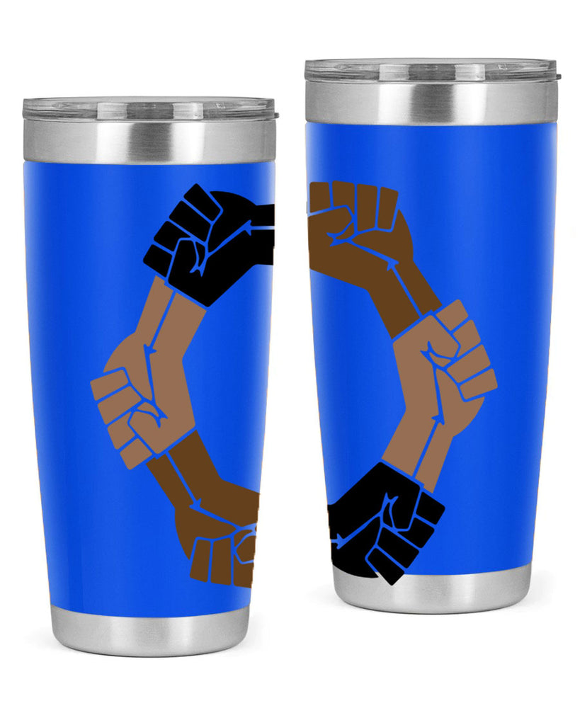 united black power fists 13#- black words phrases- Cotton Tank