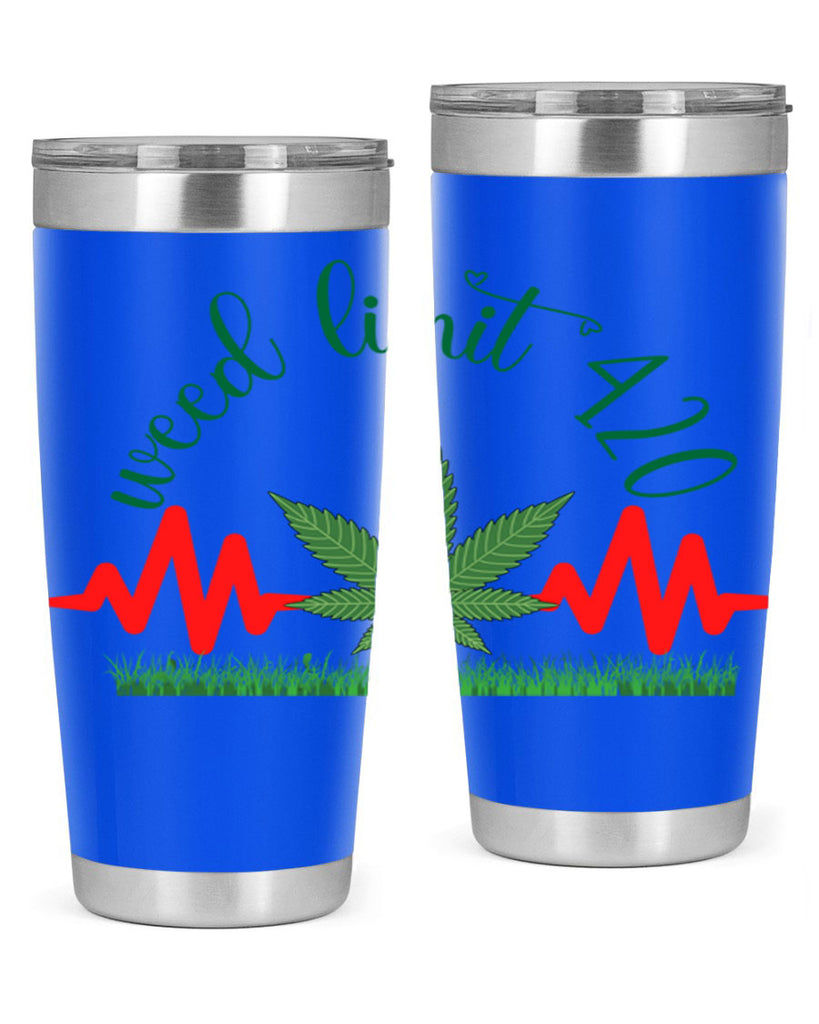 weed limit 420 cannabis hearbeat 291#- marijuana- Tumbler