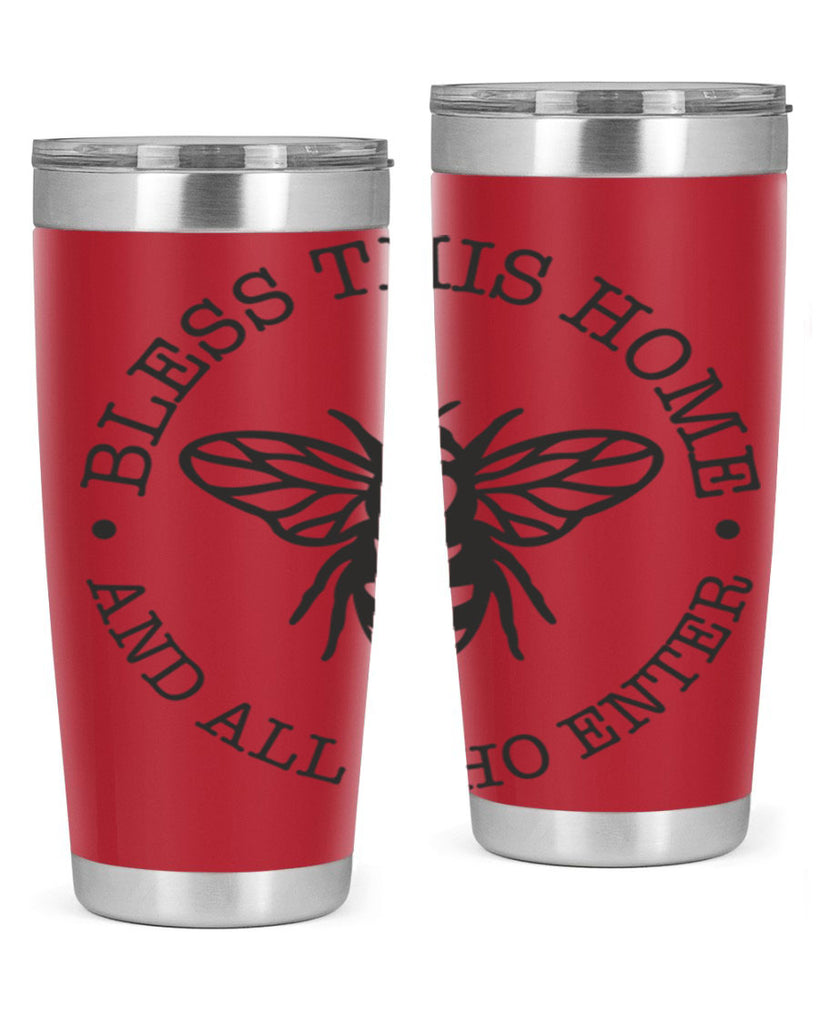Bless this Home Bee59#- spring- Tumbler
