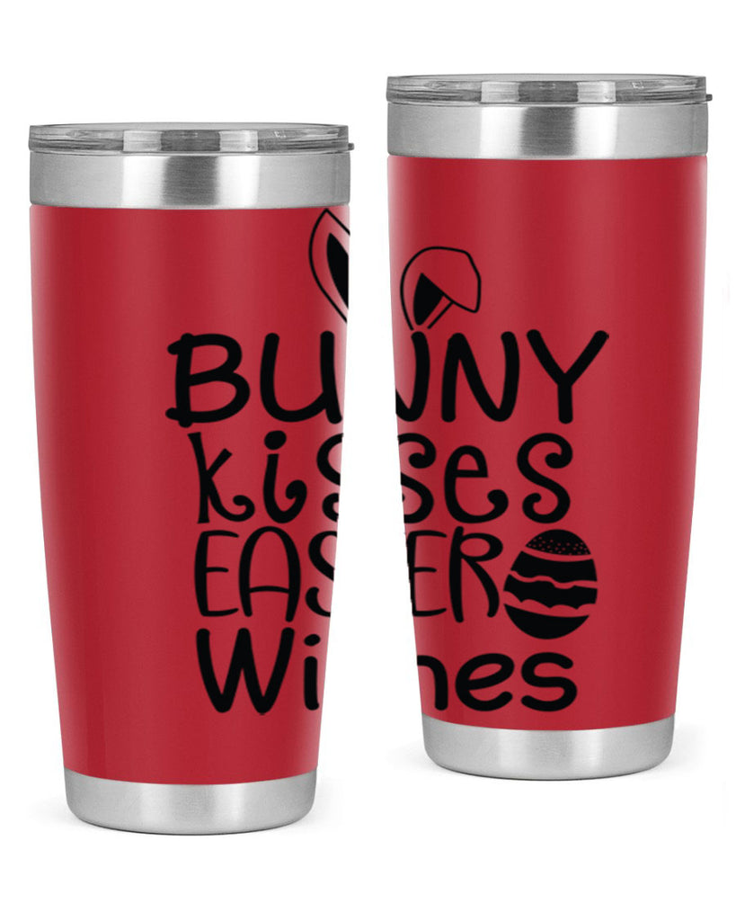 Bunny kisses easter wishes  94#- spring- Tumbler