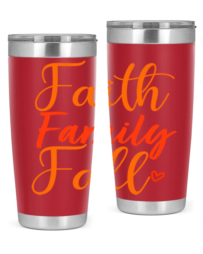 Faith Family Fall Design 81#- fall- Tumbler