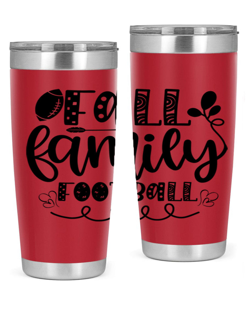 Fall Family Football 99#- fall- Tumbler