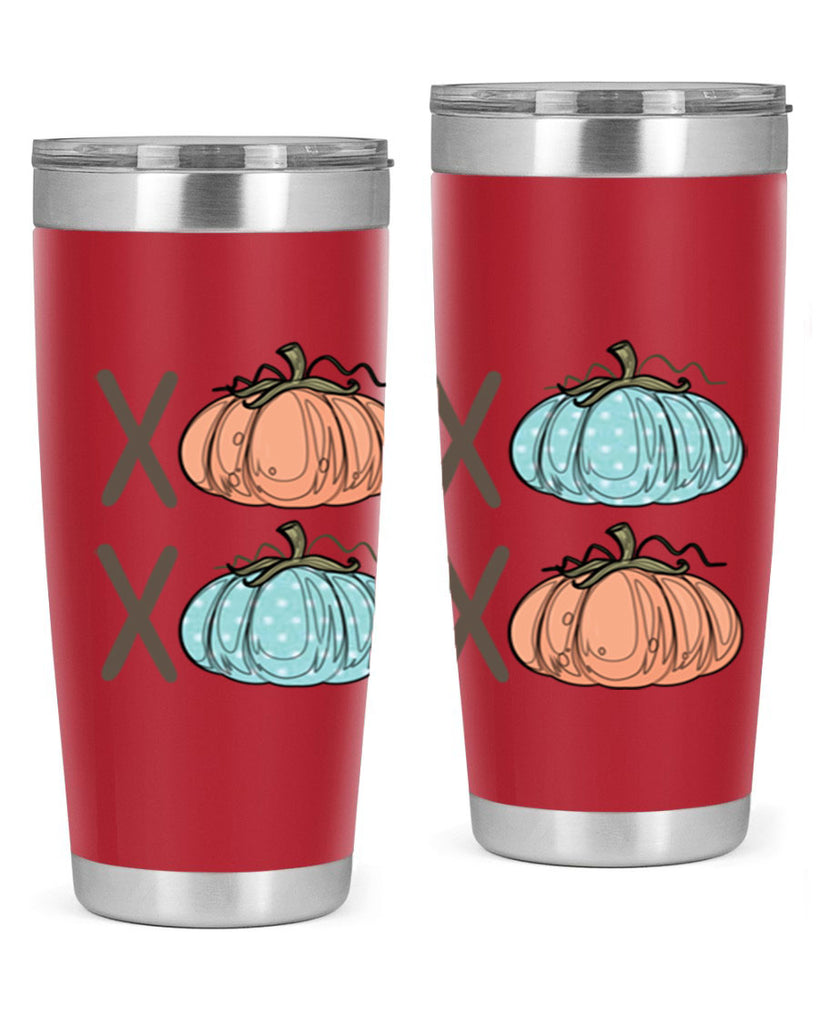 Fall Pumpkin XOXO 129#- fall- Tumbler