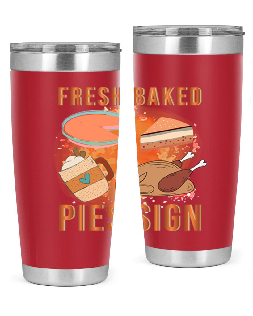 Fresh Baked Pies Sign 187#- fall- Tumbler