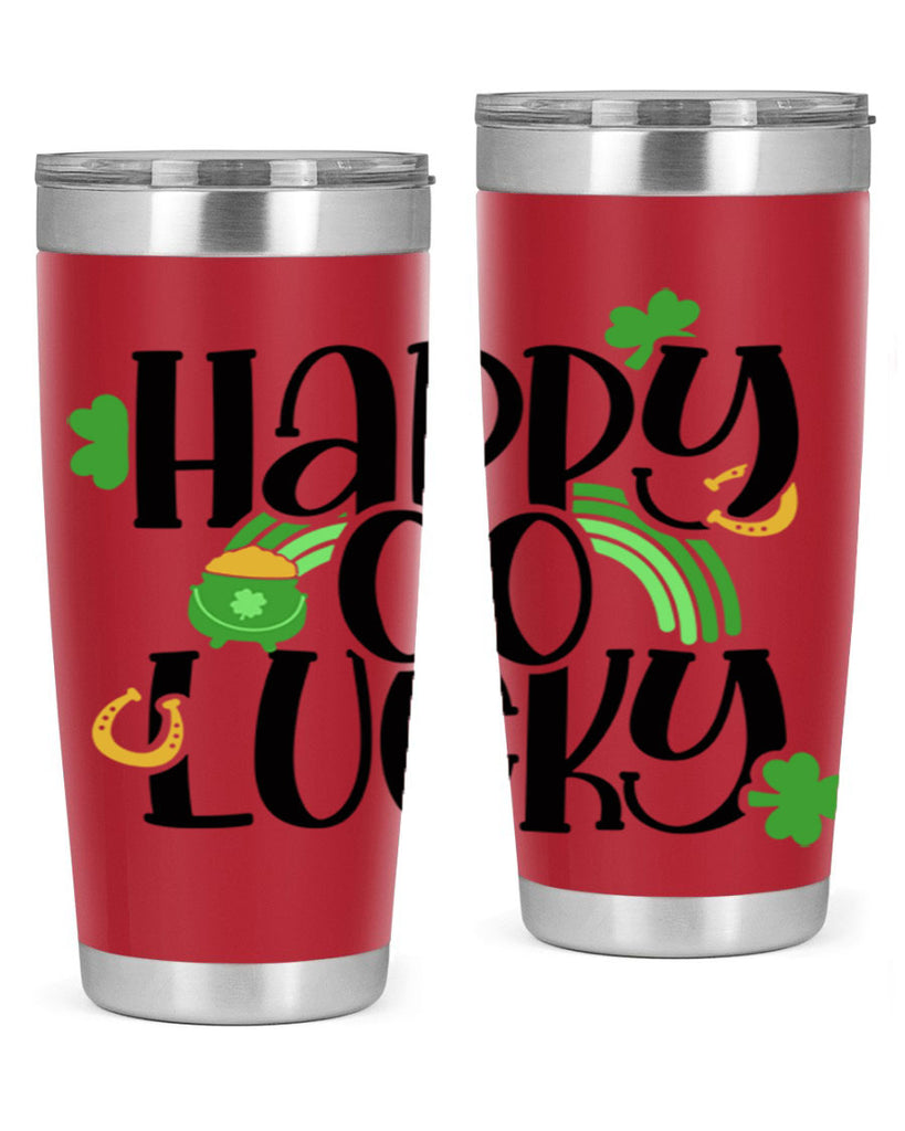 Happy Go Lucky Style 96#- St Patricks Day- Tumbler