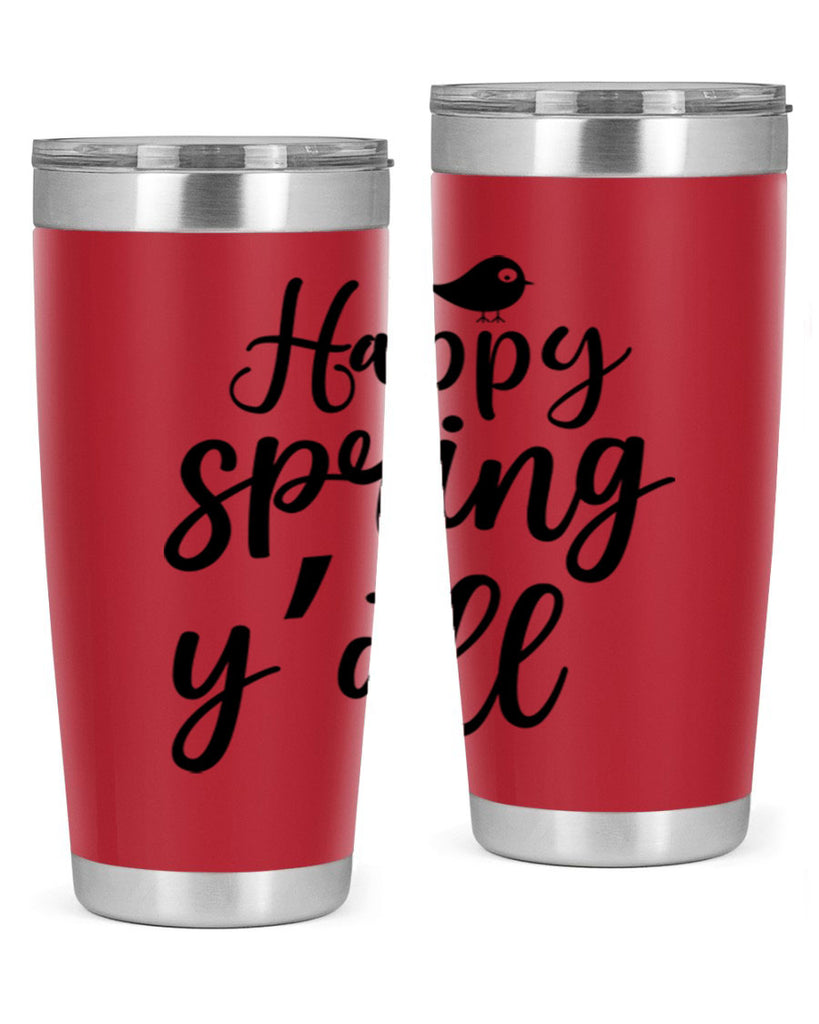 Happy Spring Y'all 167#- spring- Tumbler