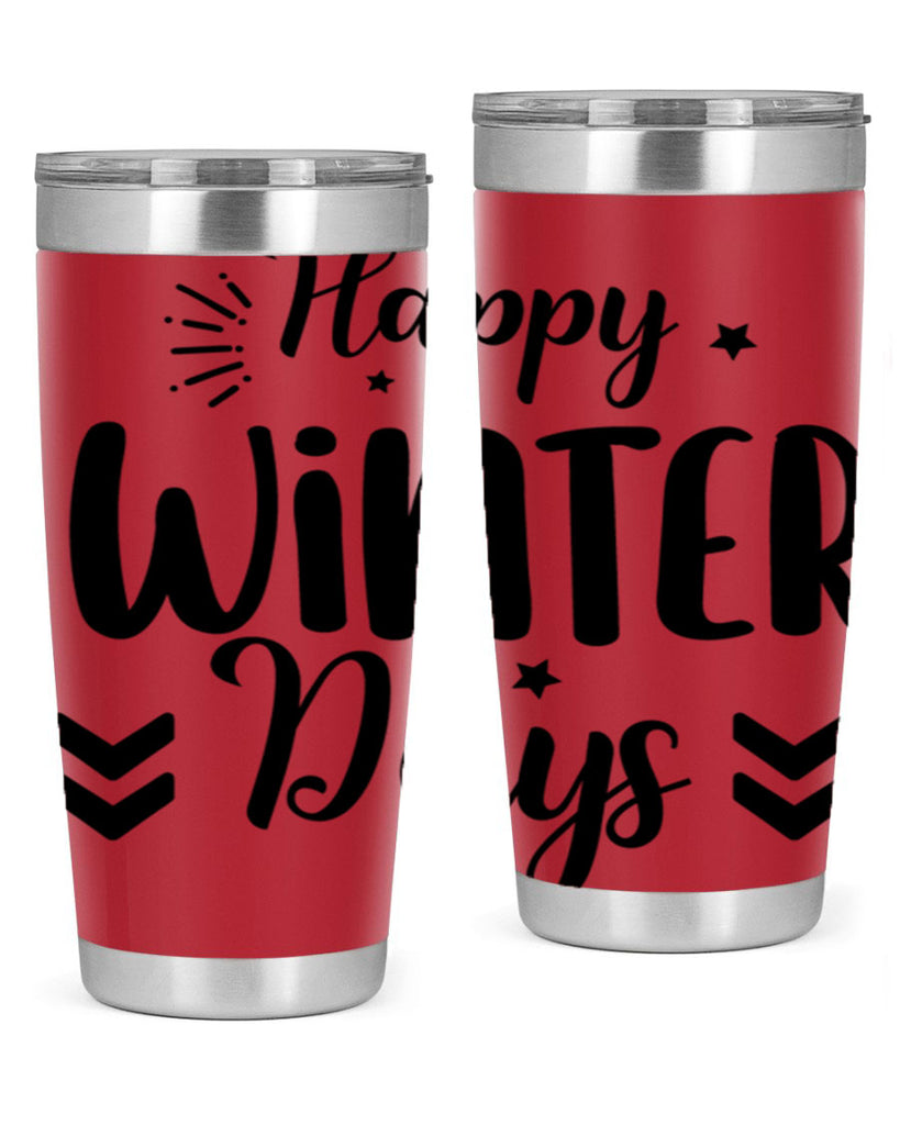 Happy Winter Days131#- winter- Tumbler