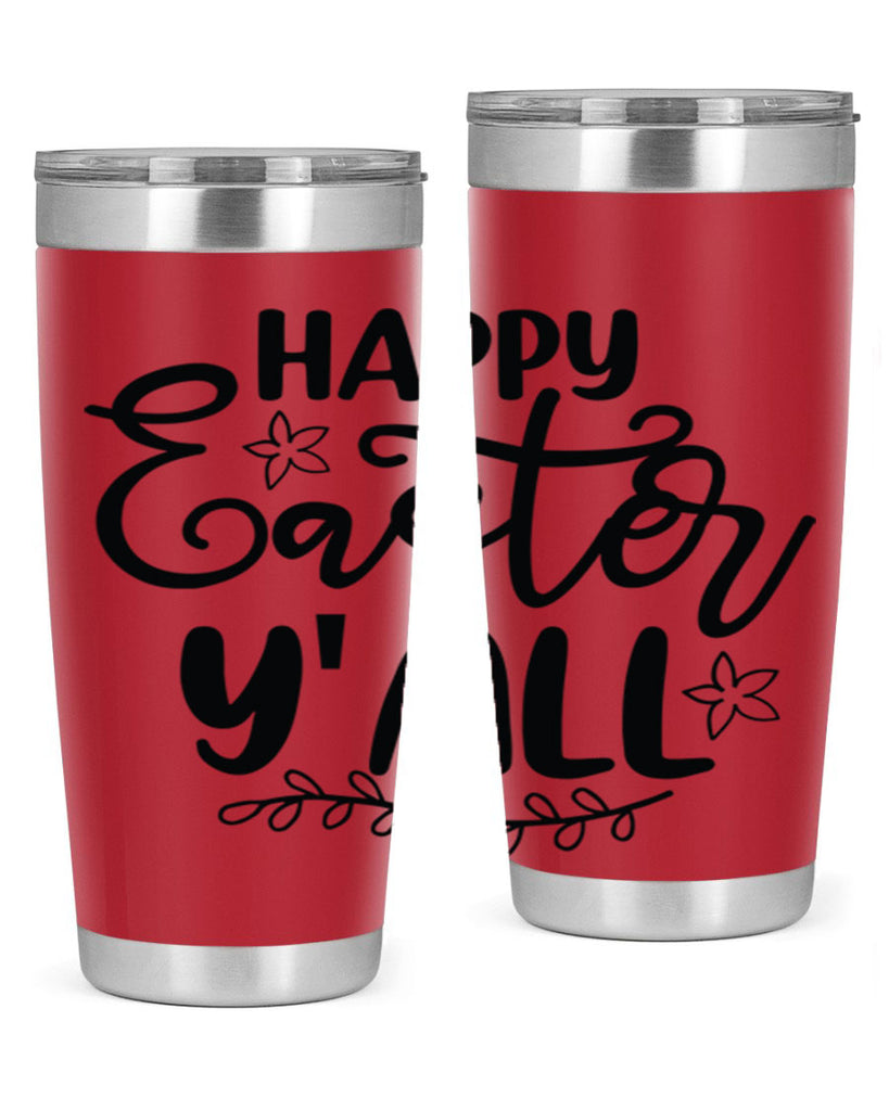 Happy easter yall  177#- spring- Tumbler