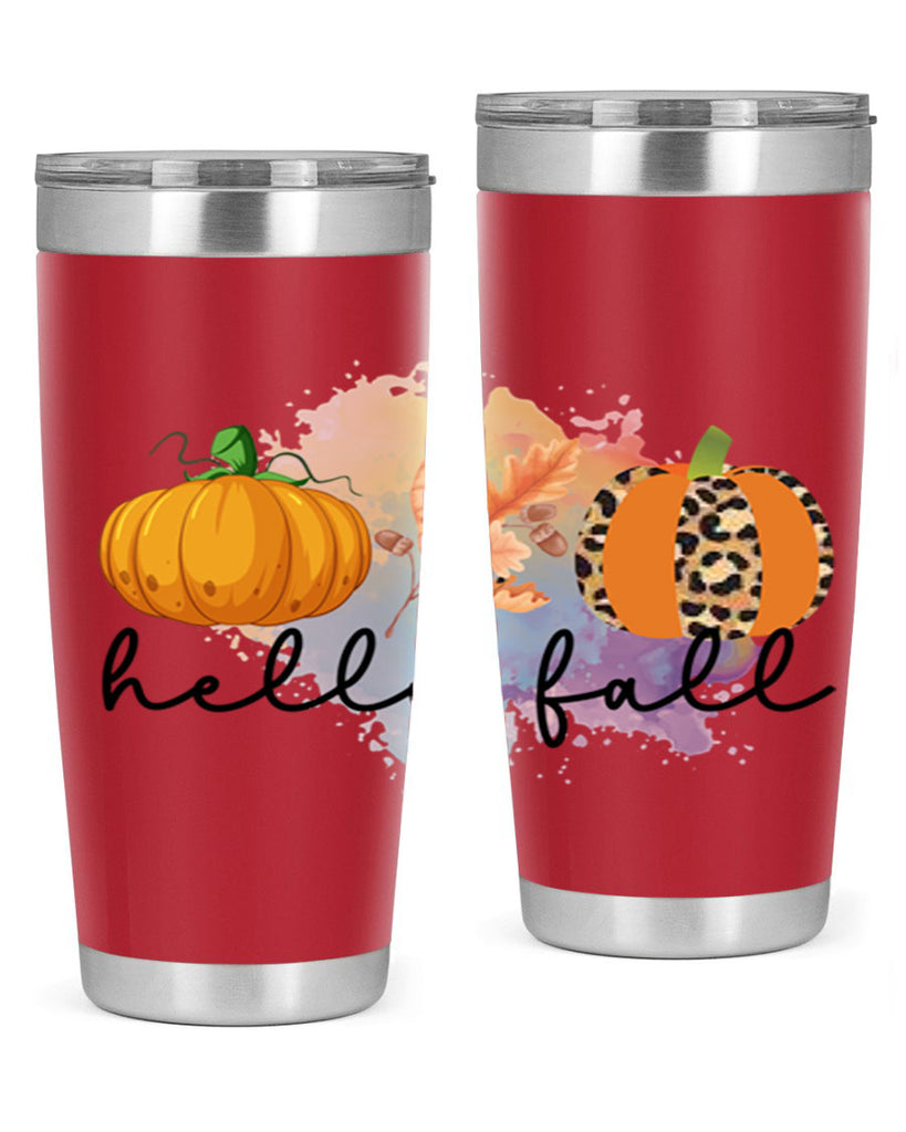 Hello Fall 277#- fall- Tumbler