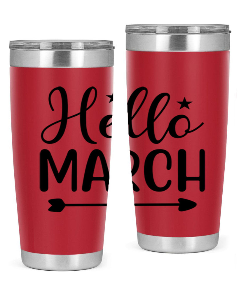 Hello March 184#- spring- Tumbler