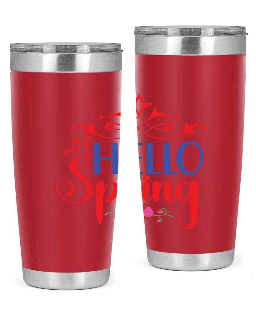 Hello Spring 211#- spring- Tumbler