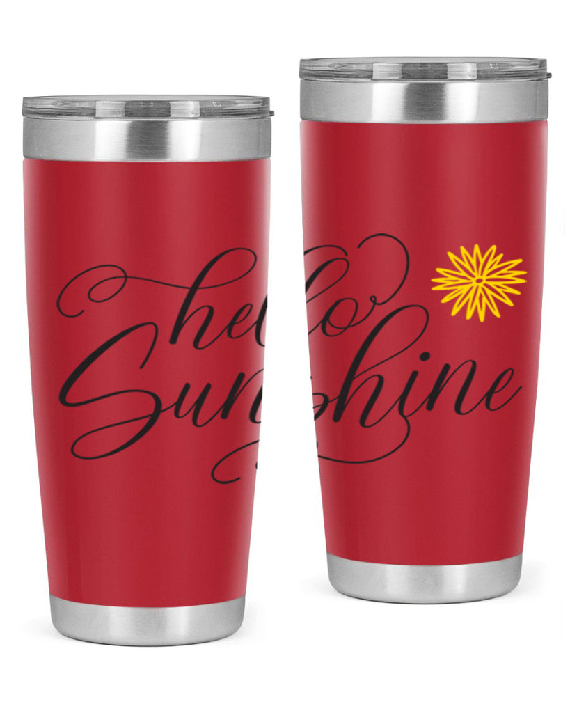 Hello Spring Lettering201#- spring- Tumbler